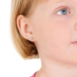 Blomdahl - Örhängen Stjärna Plastic Klar