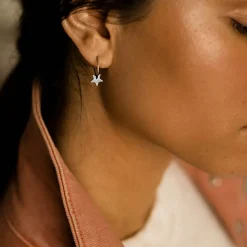 Blomdahl - Örhängen Titan Ring Plain Stjärna