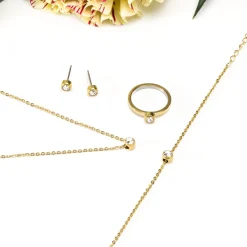 Blomdahl - Ring Bezel Guld