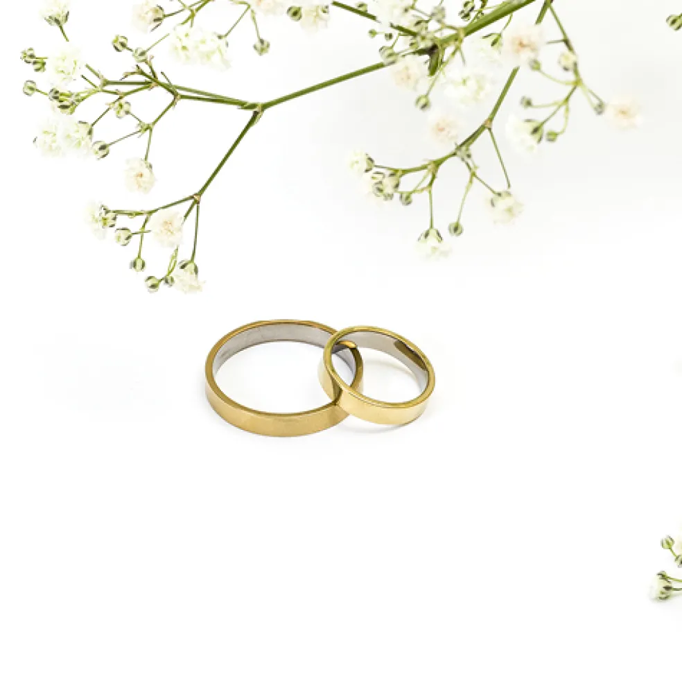 Blomdahl - Ring Plain Guld