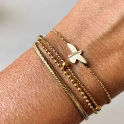 Bud To Rose - Armband Dove Guld