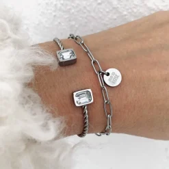 Bud To Rose - Armband Grace Stål