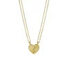 Bud To Rose - Halsband Friendship Heart Guld