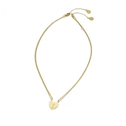 Bud To Rose - Halsband Friendship Heart Guld