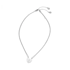 Bud To Rose - Halsband Friendship Heart Stål