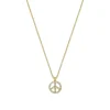 Bud To Rose - Halsband Peace Crystal Guld