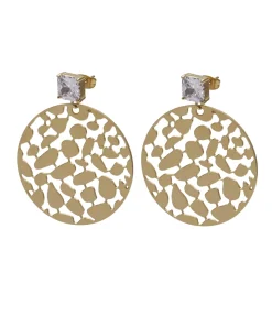 Bud To Rose - Örhängen Big Round Guld