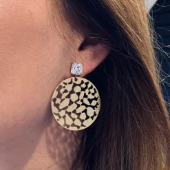 Bud To Rose - Örhängen Big Round Guld