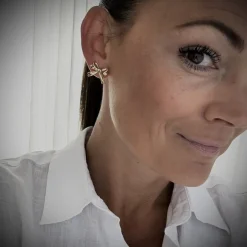 Bud To Rose - Örhängen Bow Guld