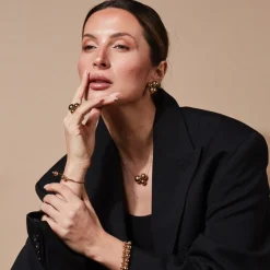 Bud To Rose - Örhängen Brea Large Guld