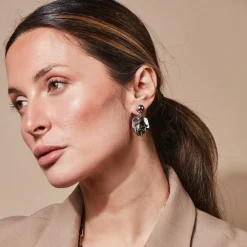 Bud To Rose - Örhängen Penny Stål