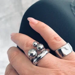 Bud To Rose - Ring Brea Stål