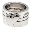 Bud To Rose - Ring Tripple Heart Silver