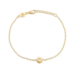 Carolina Gynning - Armband Älskad Mini Guld