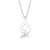 Carolina Gynning - Halsband Eternity Drop Silver