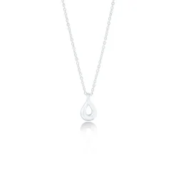 Carolina Gynning - Halsband Eternity Drop Silver