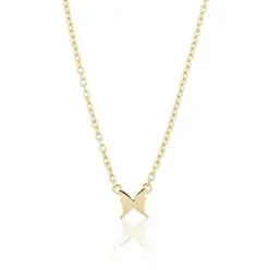 Carolina Gynning - Halsband Petite Papillion Plain Guld