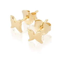 Carolina Gynning - Örhängen Petite Papillion Plain Guld