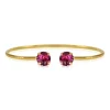 Caroline Svedbom - Armband Classic Stud Guld Fuchsia