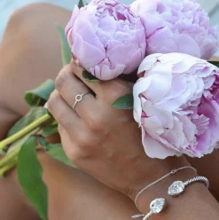 Caroline Svedbom - Armband Mini Drop Rhodium Crystal