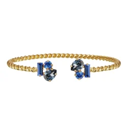Caroline Svedbom - Armband Isa Guld Blue Combo