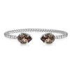 Caroline Svedbom - Armband Mini Drop Rhodium Greige