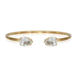 Caroline Svedbom - Armband Petite Drop Guld Crystal
