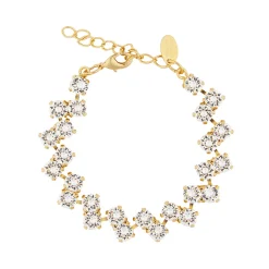 Caroline Svedbom - Armband Fiona Guld Crystal