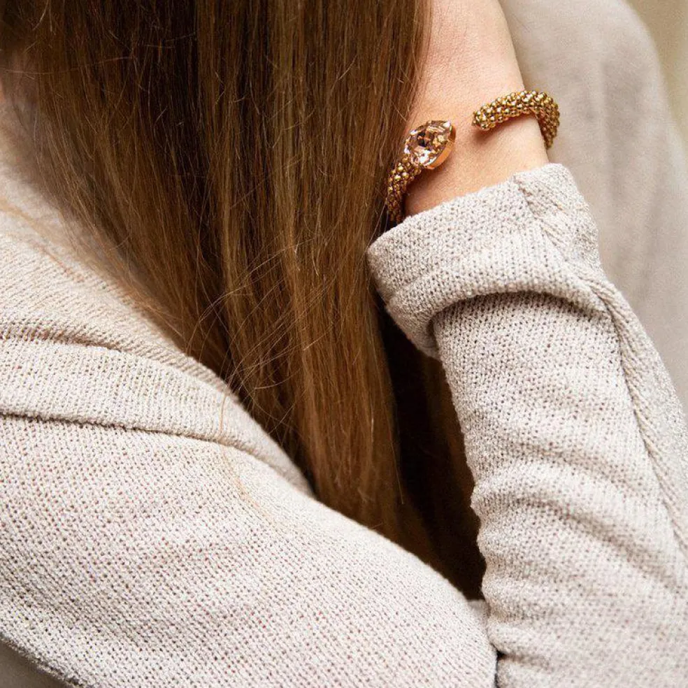 Caroline Svedbom - Armband Classic Rope Rhodium Vintage Rose