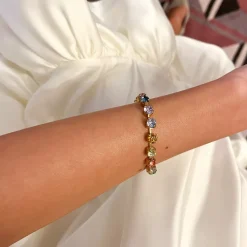 Caroline Svedbom - Armband Childhood Edition Rainbow Guld