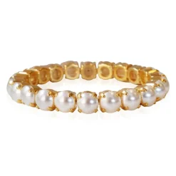 Caroline Svedbom - Armband Gia Stud Pearl Guld Vit