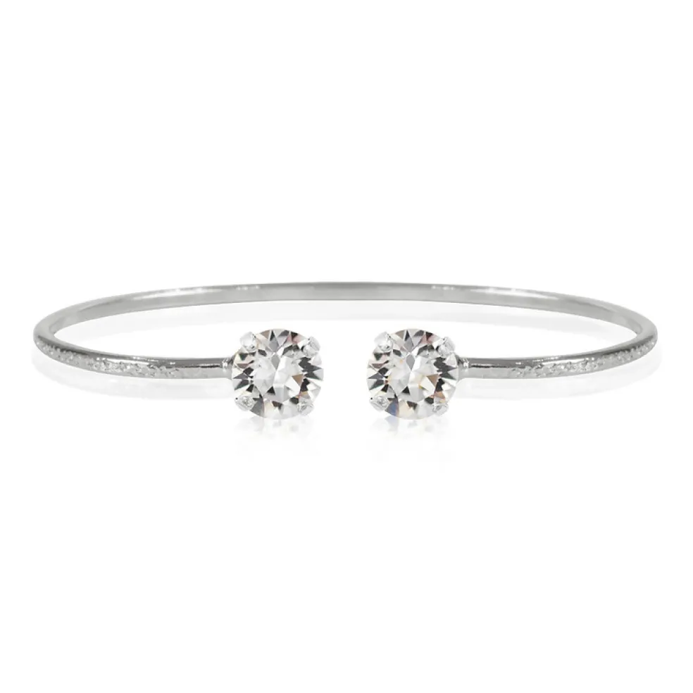 Caroline Svedbom - Armband Classic Stud Rhodium Crystal
