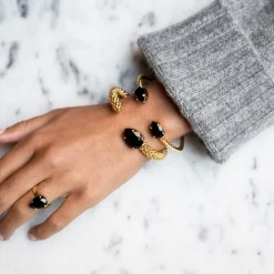 Caroline Svedbom - Armband Mini Drop Rhodium Jet