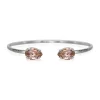 Caroline Svedbom - Armband Petite Drop Rhodium Vintage Rose