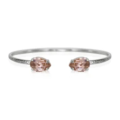 Caroline Svedbom - Armband Petite Drop Rhodium Vintage Rose