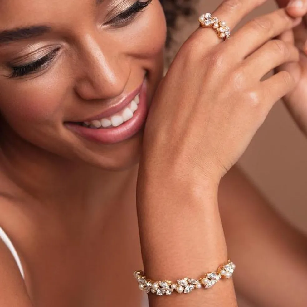 Caroline Svedbom - Armband So In Love Guld