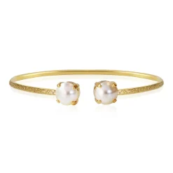 Caroline Svedbom - Armband Classic Stud Petite Pearl Vit