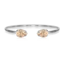 Caroline Svedbom - Armband Petite Drop Rhodium Golden Shadow