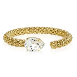 Caroline Svedbom - Armband Classic Rope Guld Crystal