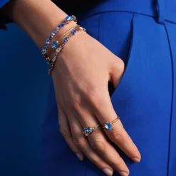 Caroline Svedbom - Armband Petite Drop Guld Lapis