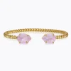 Caroline Svedbom - Armband Mini Drop Guld Soft Pink