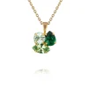 Caroline Svedbom - Halsband Ana Guld Majestic Green Combo