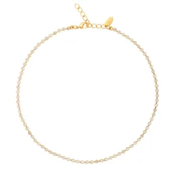 Caroline Svedbom - Halsband Siri Guld Crystal
