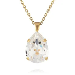 Caroline Svedbom - Halsband Classic Drop Guld Crystal
