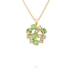 Caroline Svedbom - Halsband Kassandra Guld Green Combo