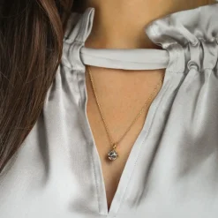 Caroline Svedbom - Halsband Classic Petite Guld Crystal