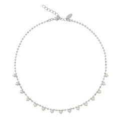 Caroline Svedbom - Halsband Lily Pearl Rhodium