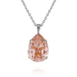 Caroline Svedbom - Halsband Mini Drop Rhodium Vintage Rose
