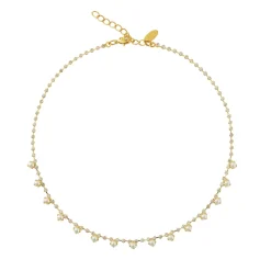 Caroline Svedbom - Halsband Lily Pearl Guld