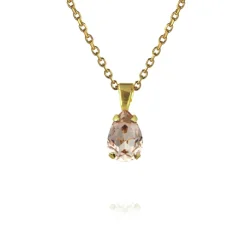 Caroline Svedbom - Halsband Petite Drop Guld Light Silk